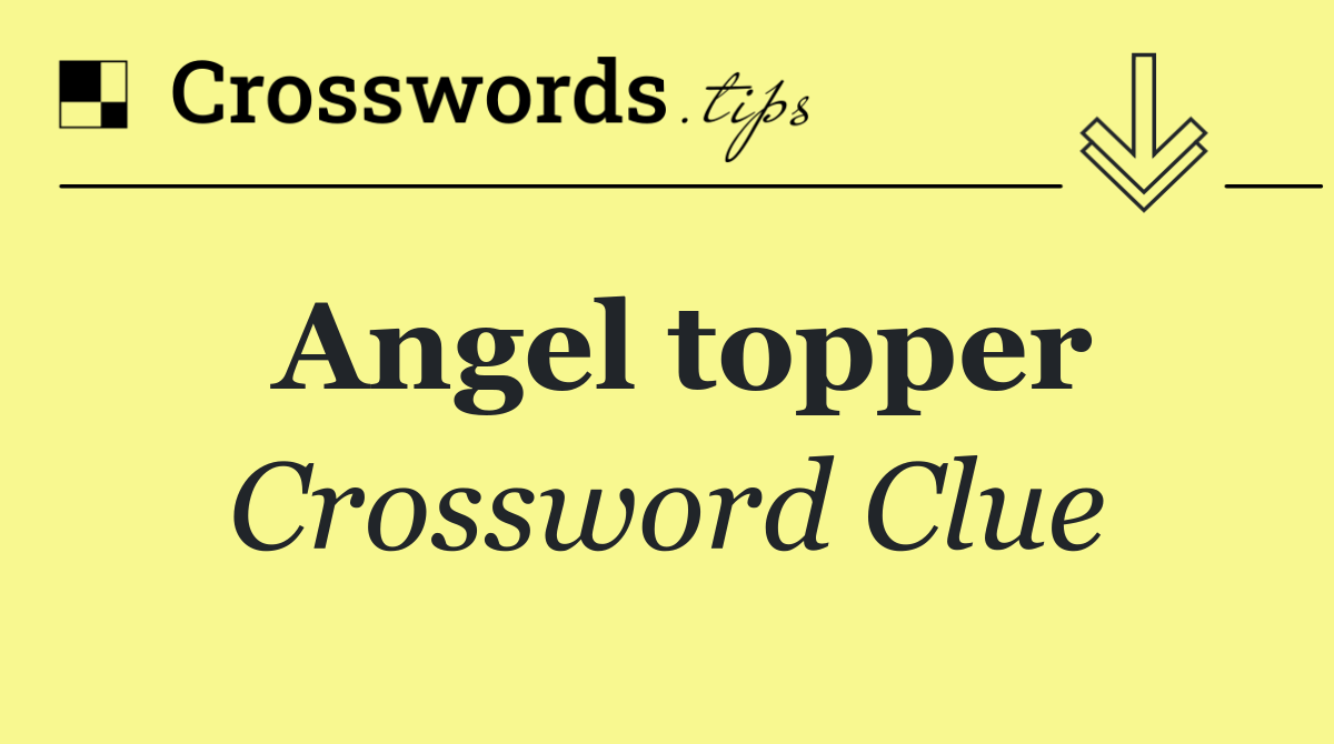 Angel topper