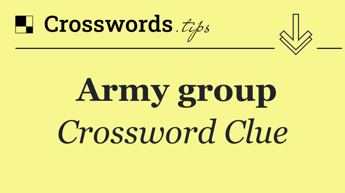 Army group