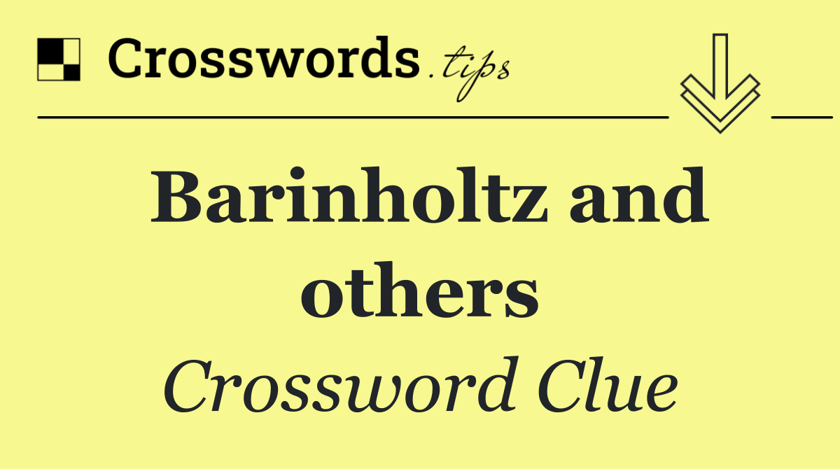 Barinholtz and others