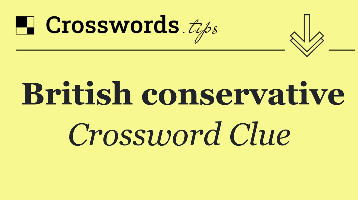 British conservative