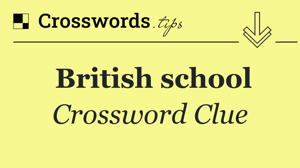 British school