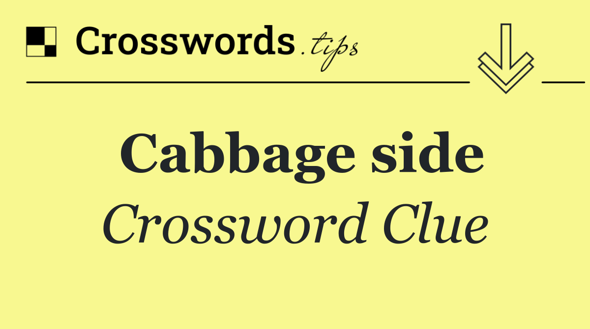 Cabbage side