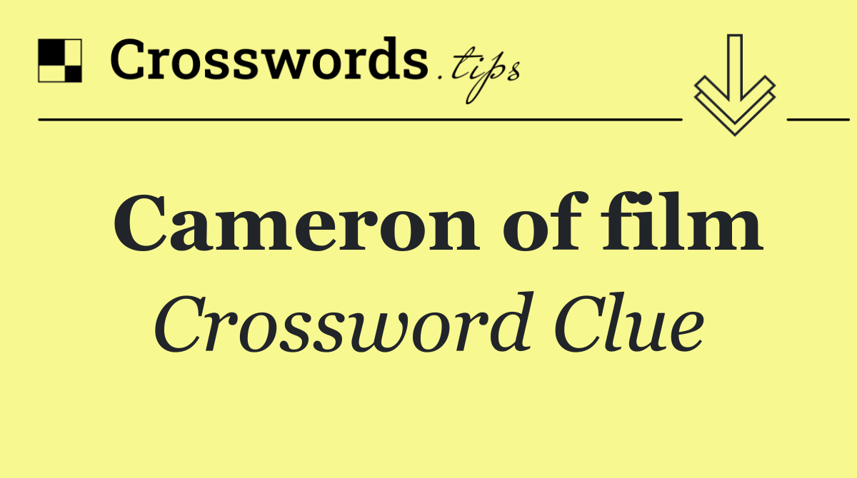 Cameron of film