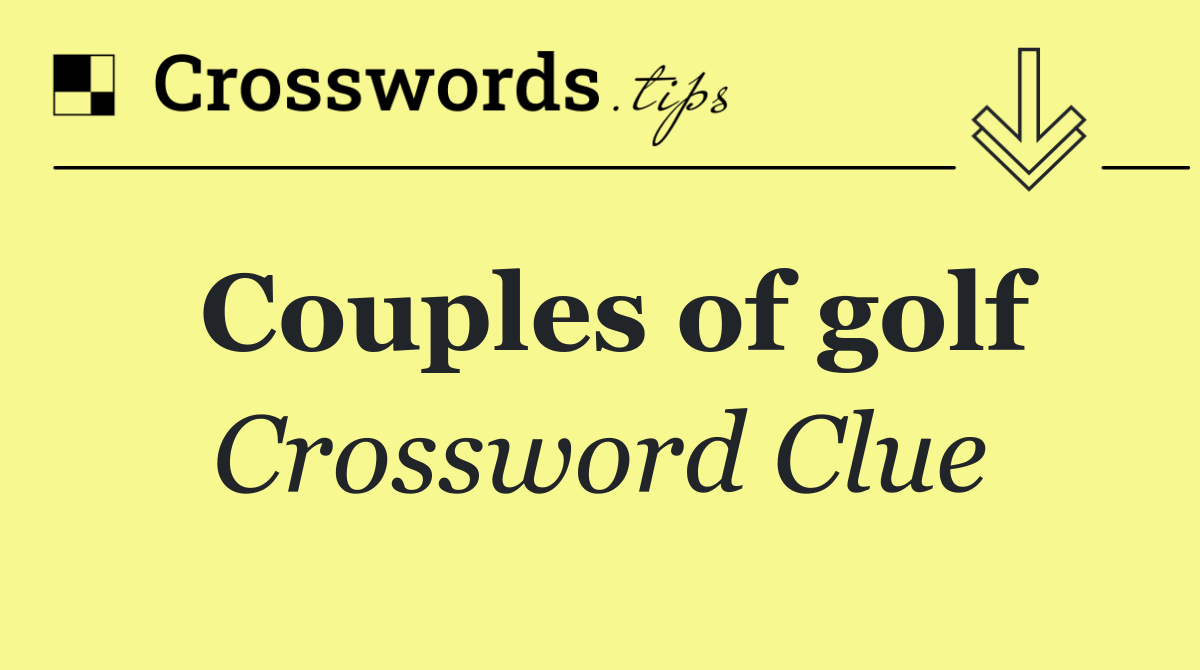 Couples of golf