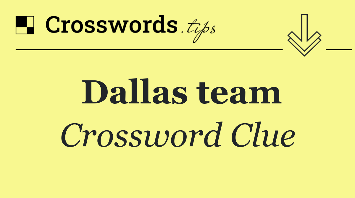 Dallas team