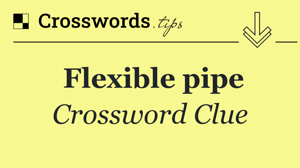 Flexible pipe