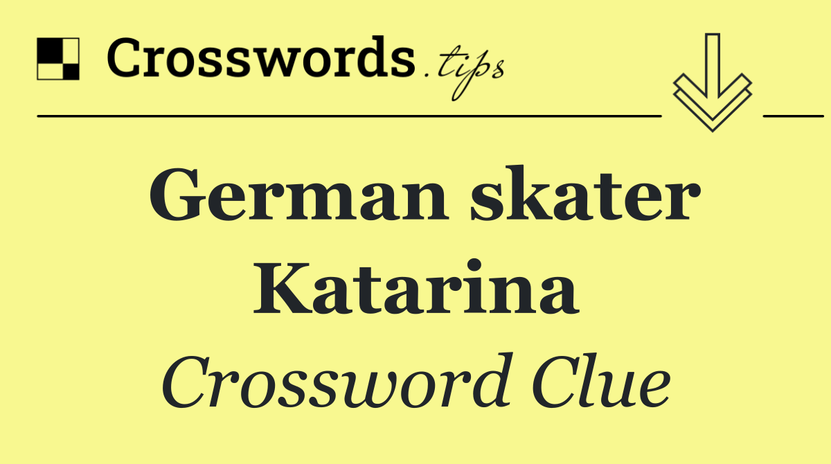 German skater Katarina