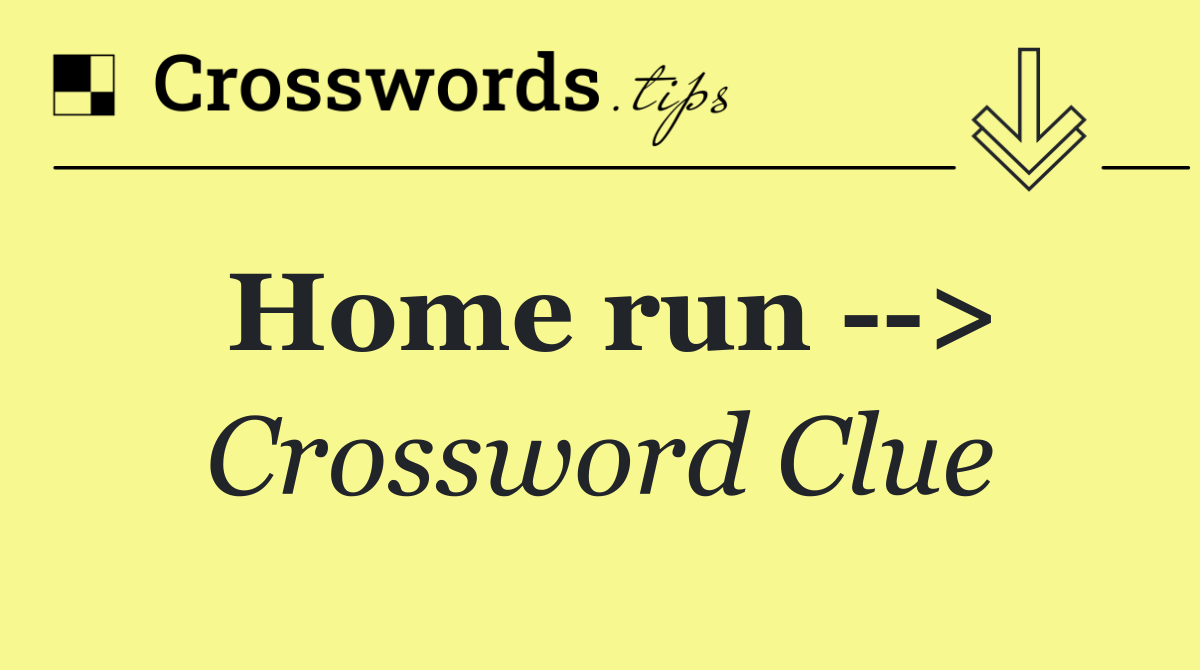 Home run   >