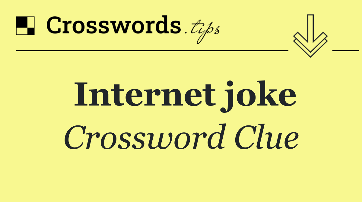 Internet joke