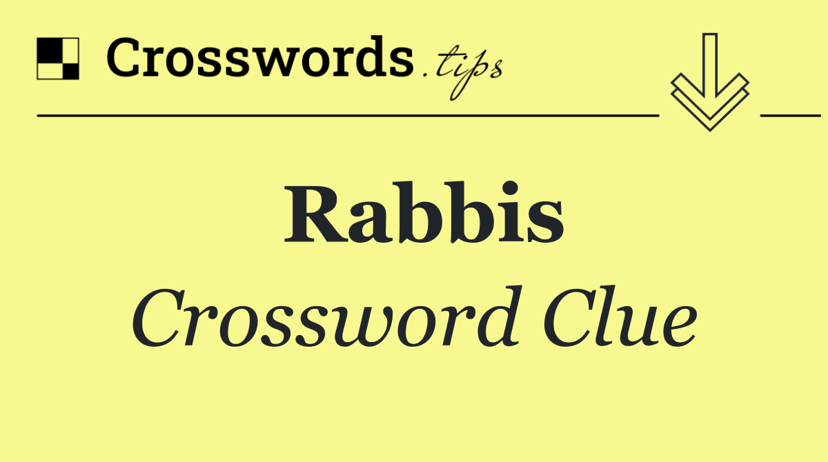 Rabbis