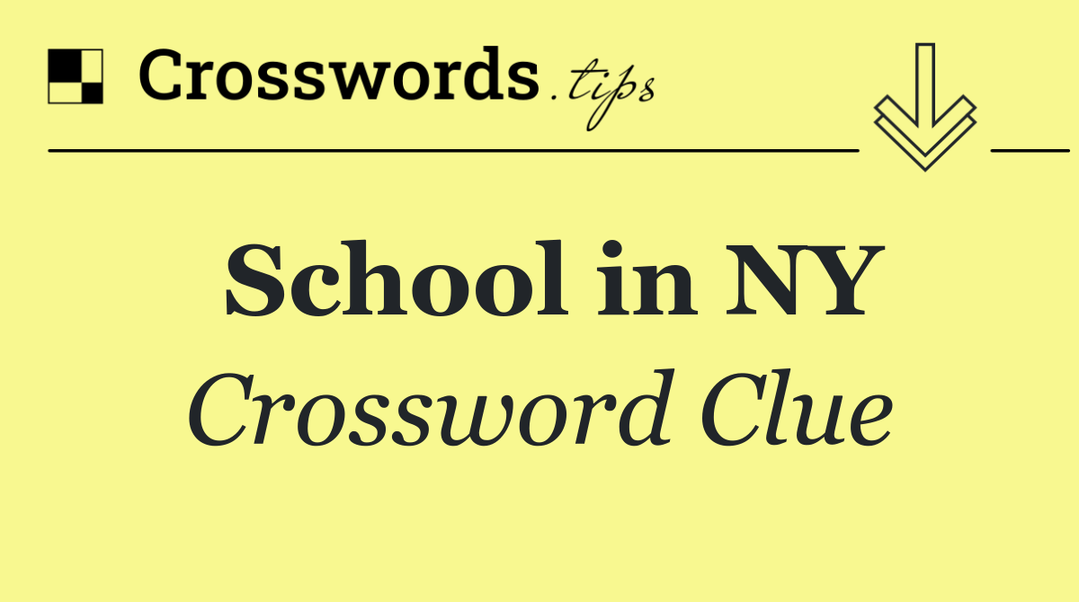 School in NY
