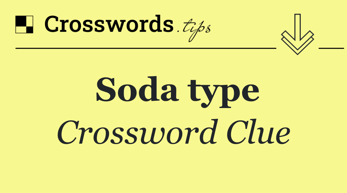 Soda type