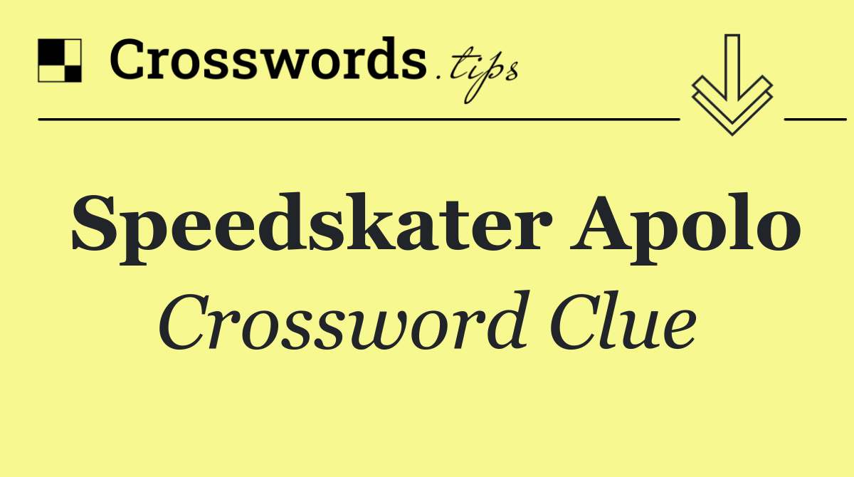 Speedskater Apolo
