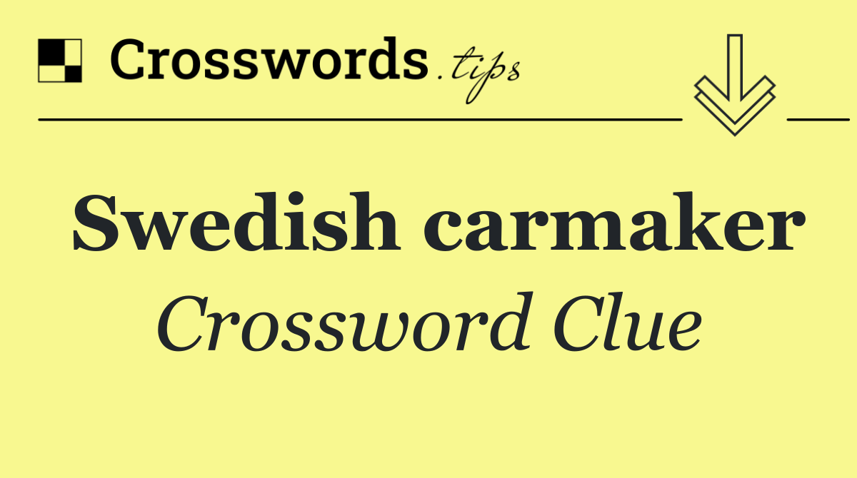 Swedish carmaker