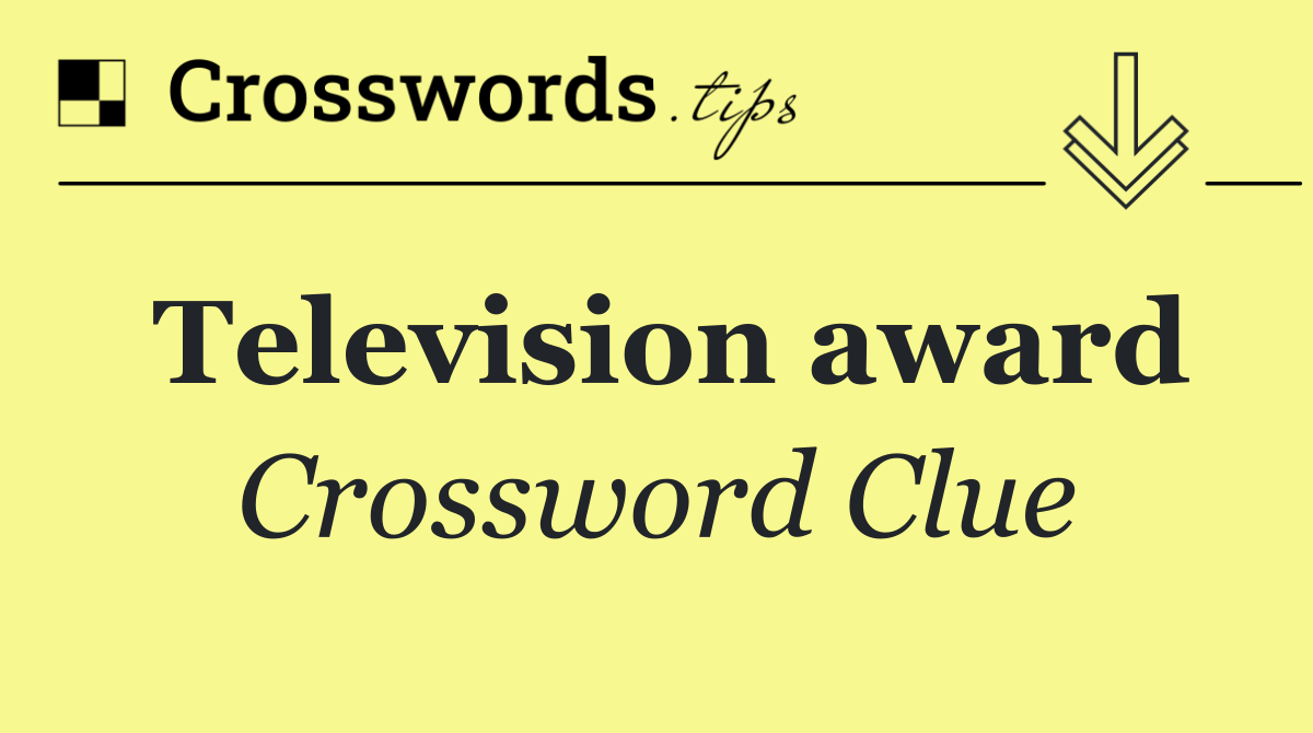 Television award