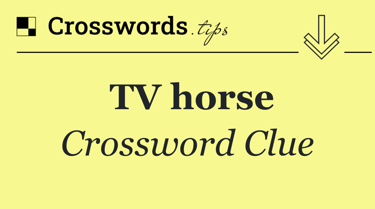 TV horse
