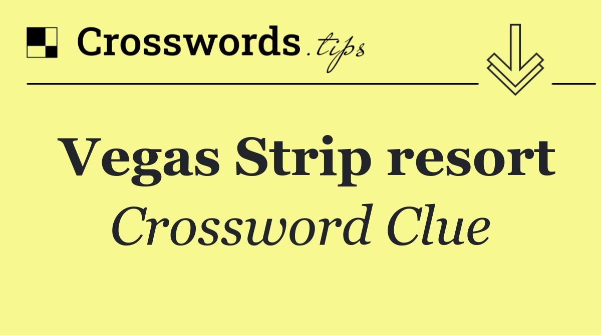 Vegas Strip resort