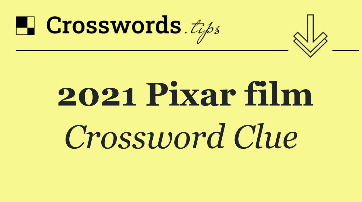 2021 Pixar film