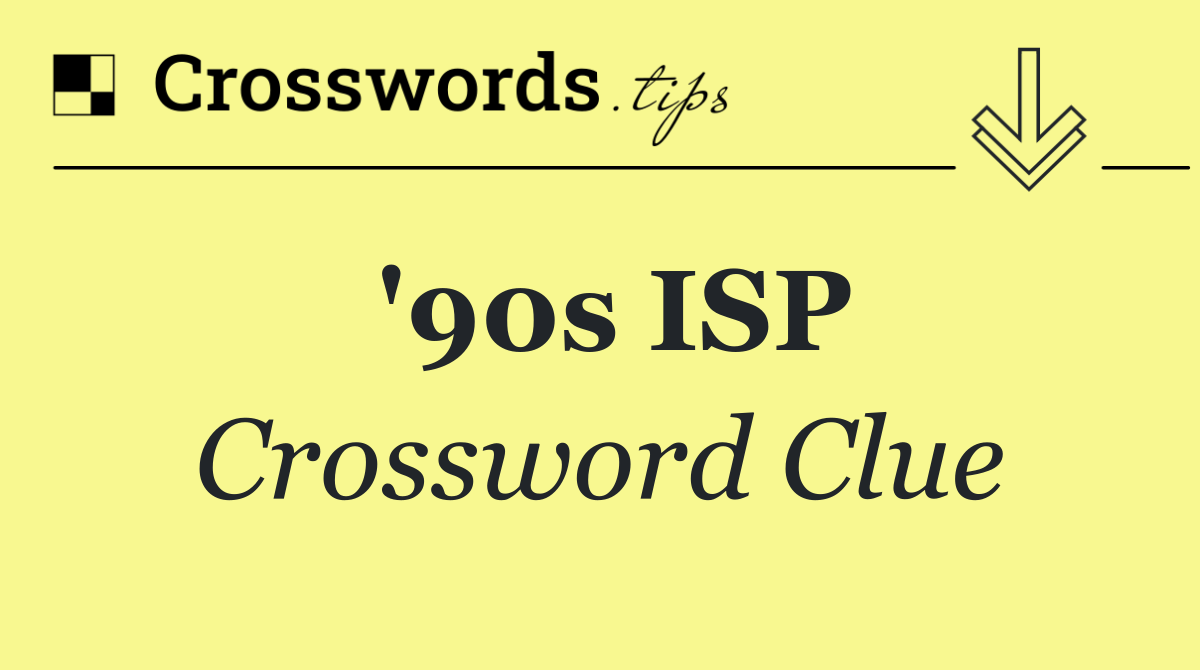 '90s ISP