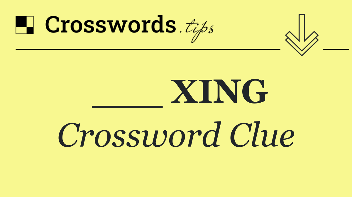 ___ XING