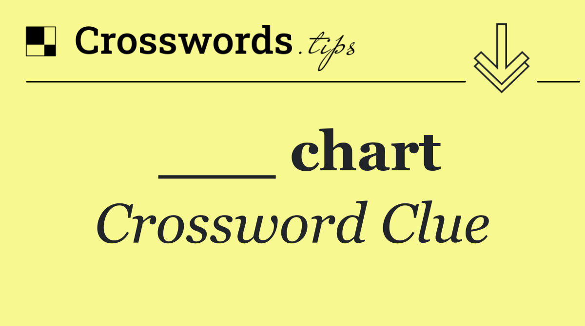 ___ chart