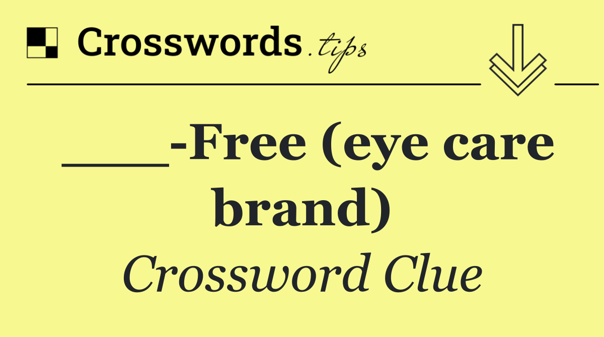 ___ Free (eye care brand)