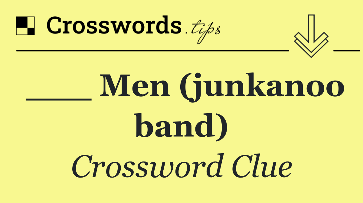 ___ Men (junkanoo band)