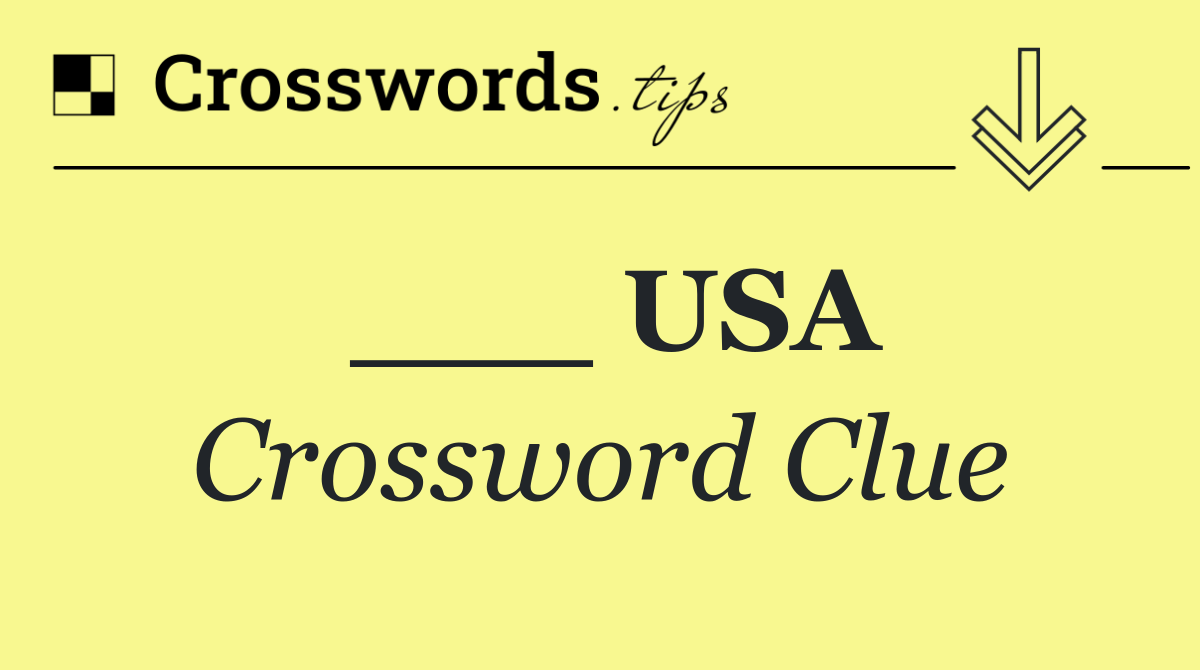 ___ USA