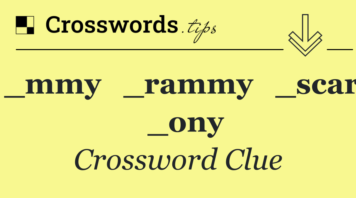 _mmy   _rammy   _scar   _ony