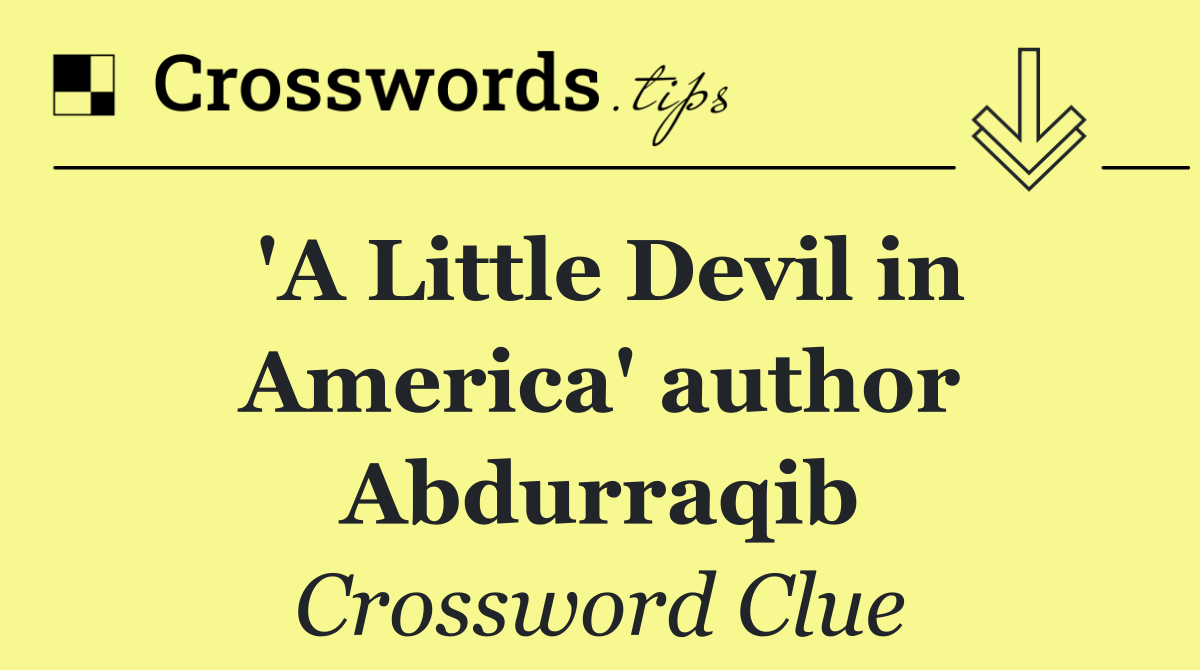 'A Little Devil in America' author Abdurraqib