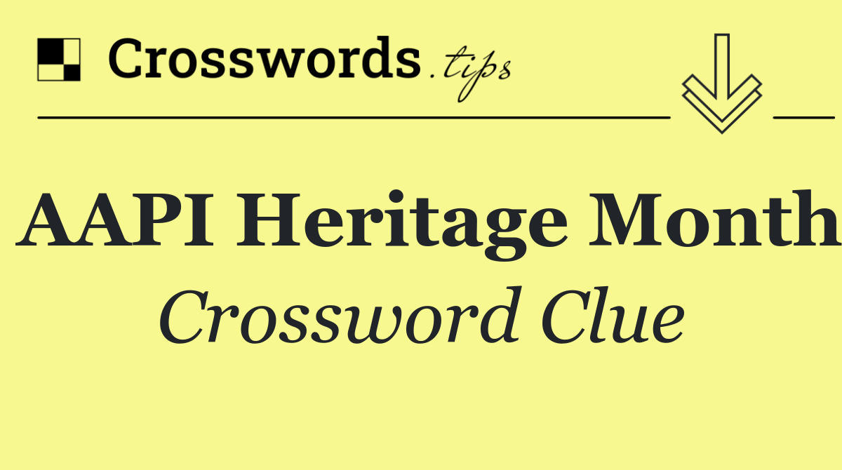 AAPI Heritage Month