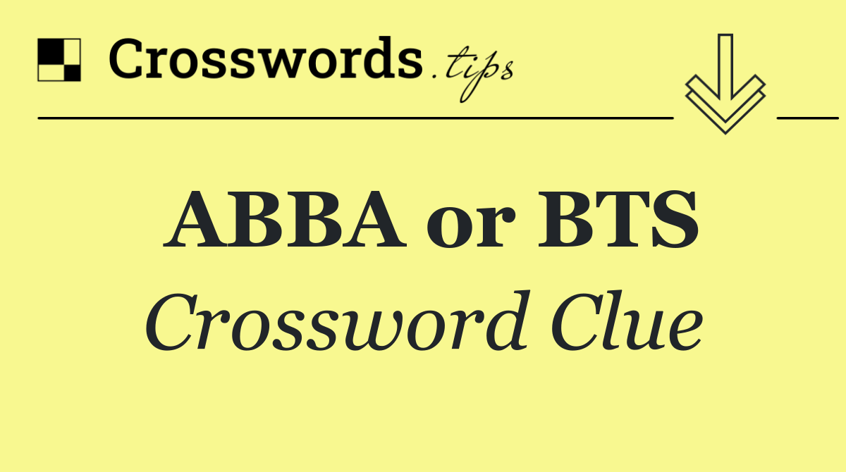 ABBA or BTS