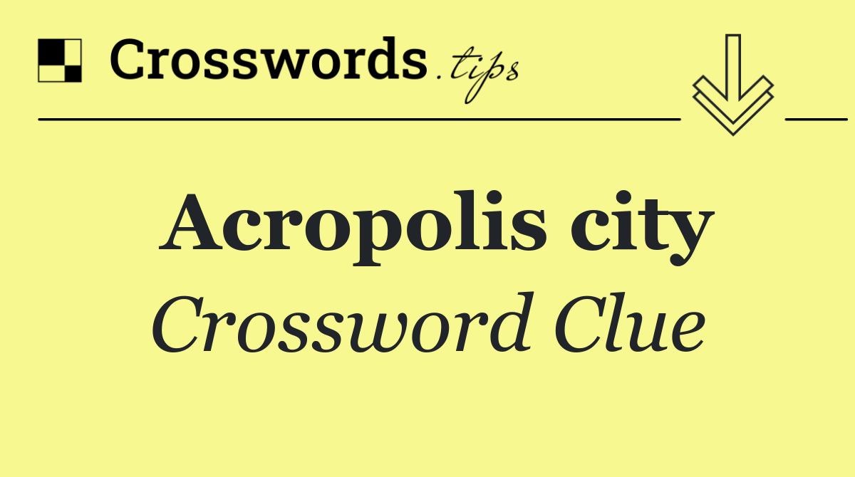 Acropolis city