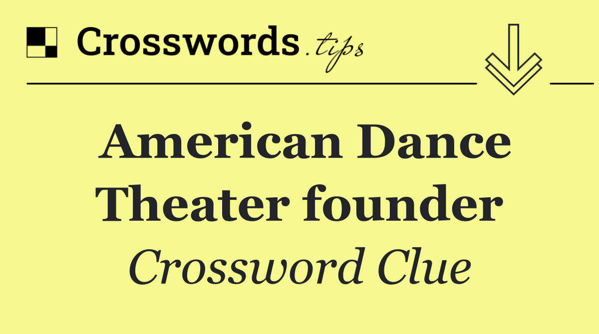 American Dance Theater founder