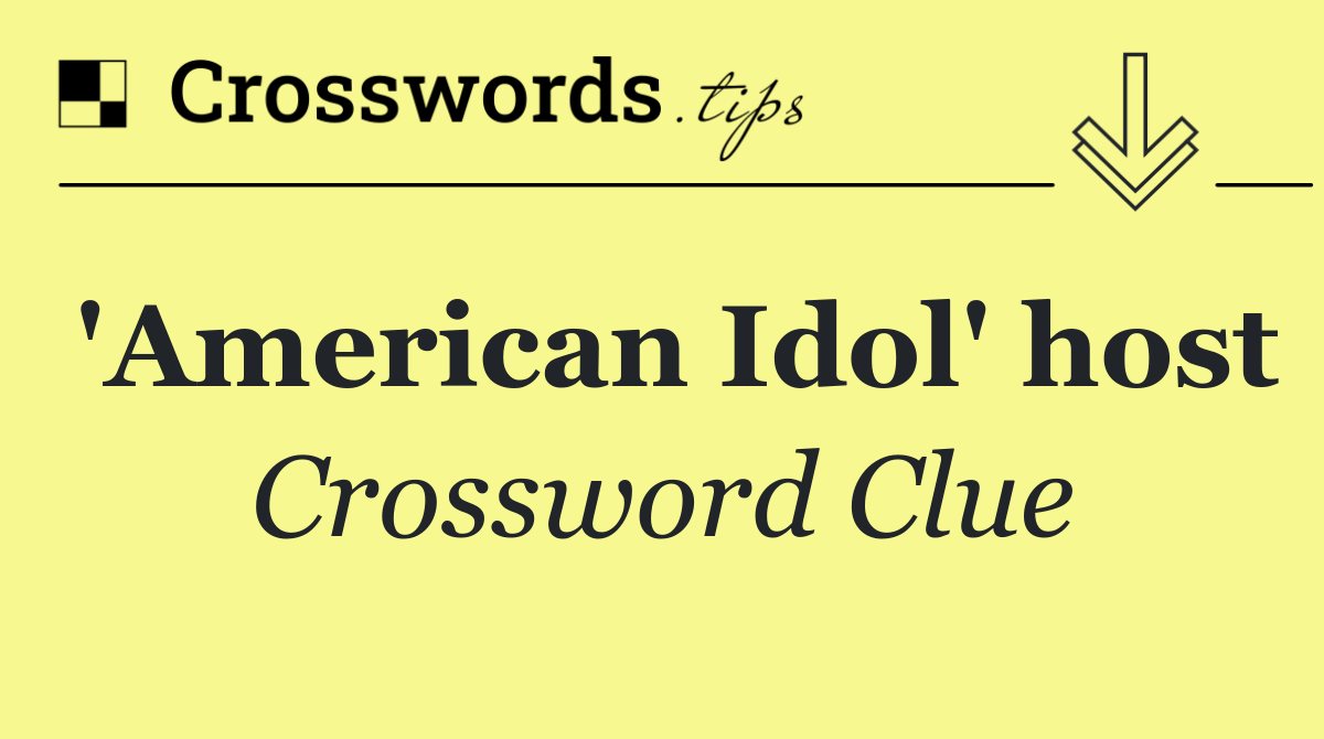 'American Idol' host