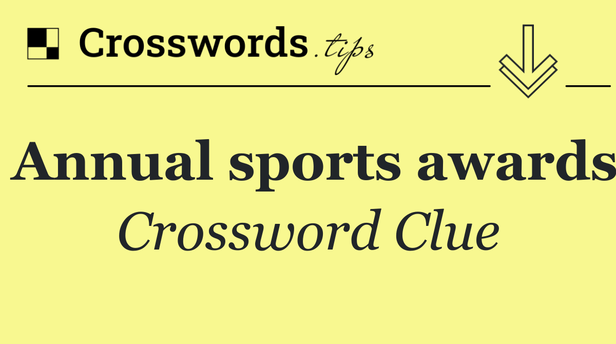 Annual sports awards