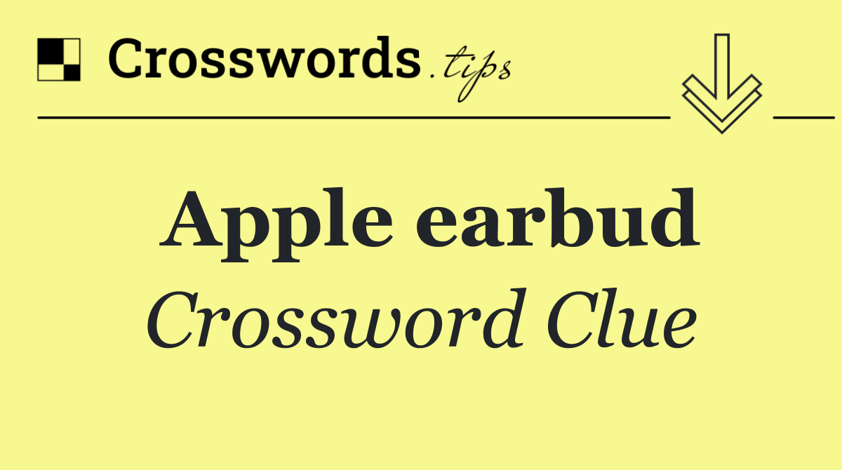 Apple earbud