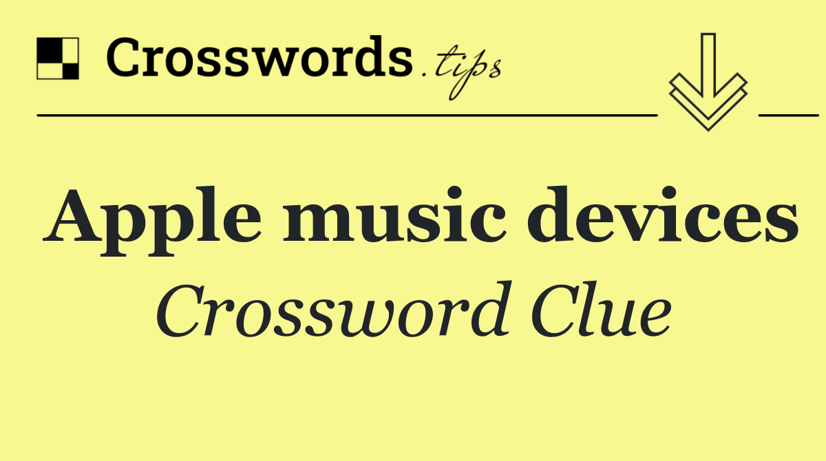 Apple music devices
