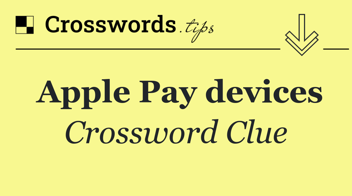 Apple Pay devices