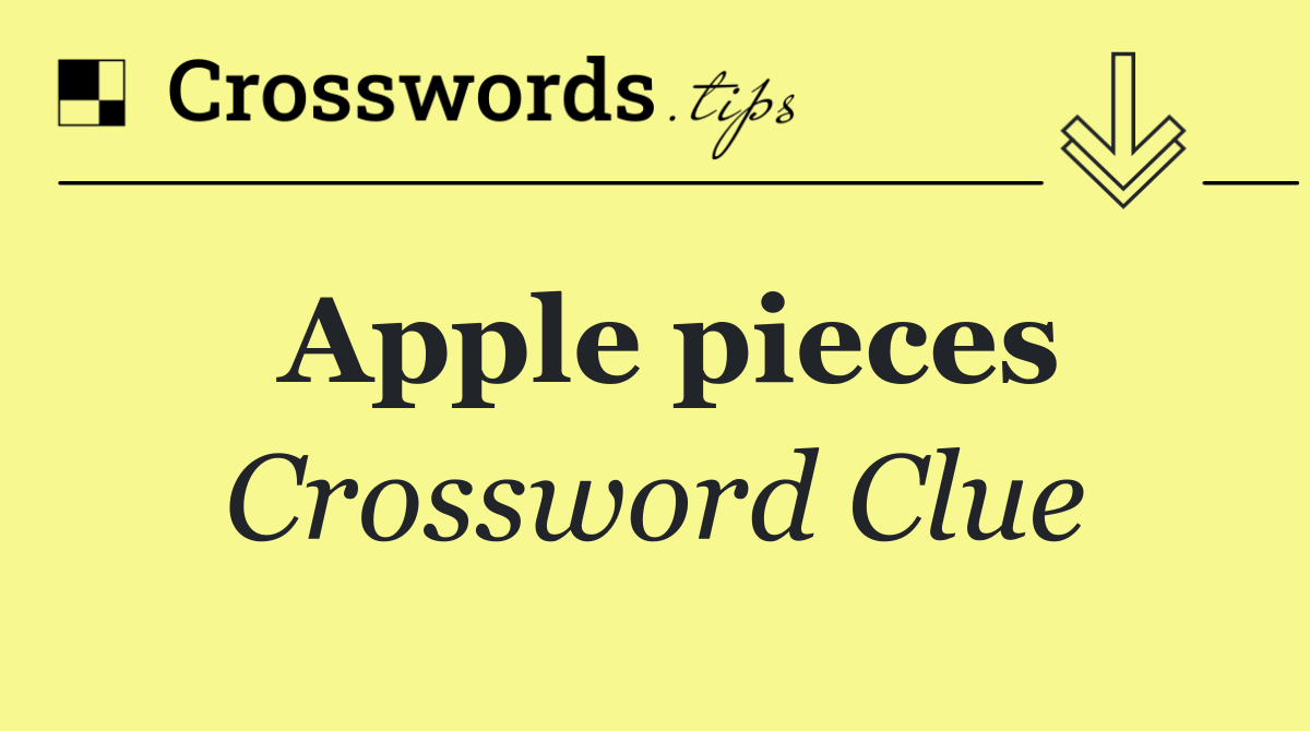 Apple pieces