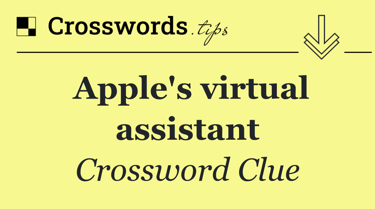 Apple's virtual assistant