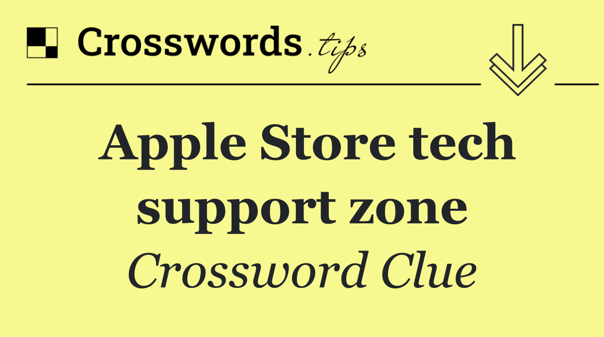 Apple Store tech support zone