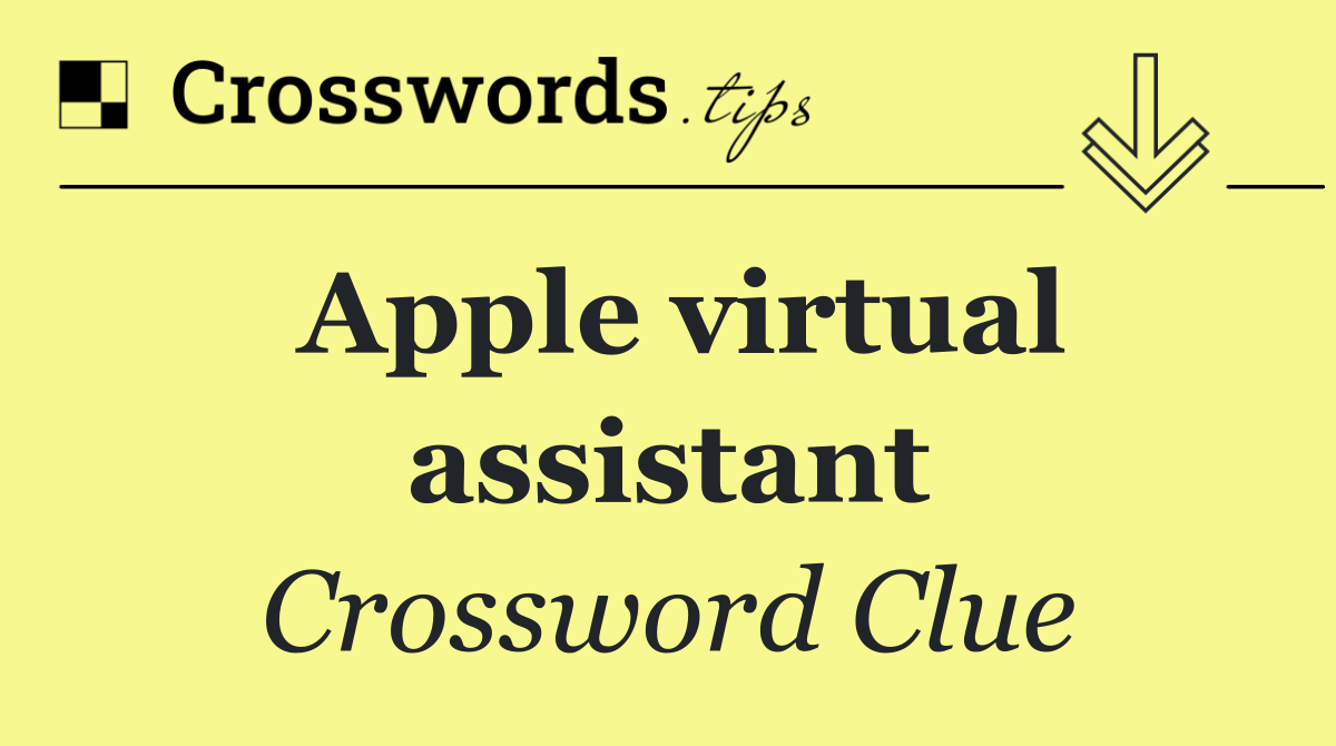 Apple virtual assistant