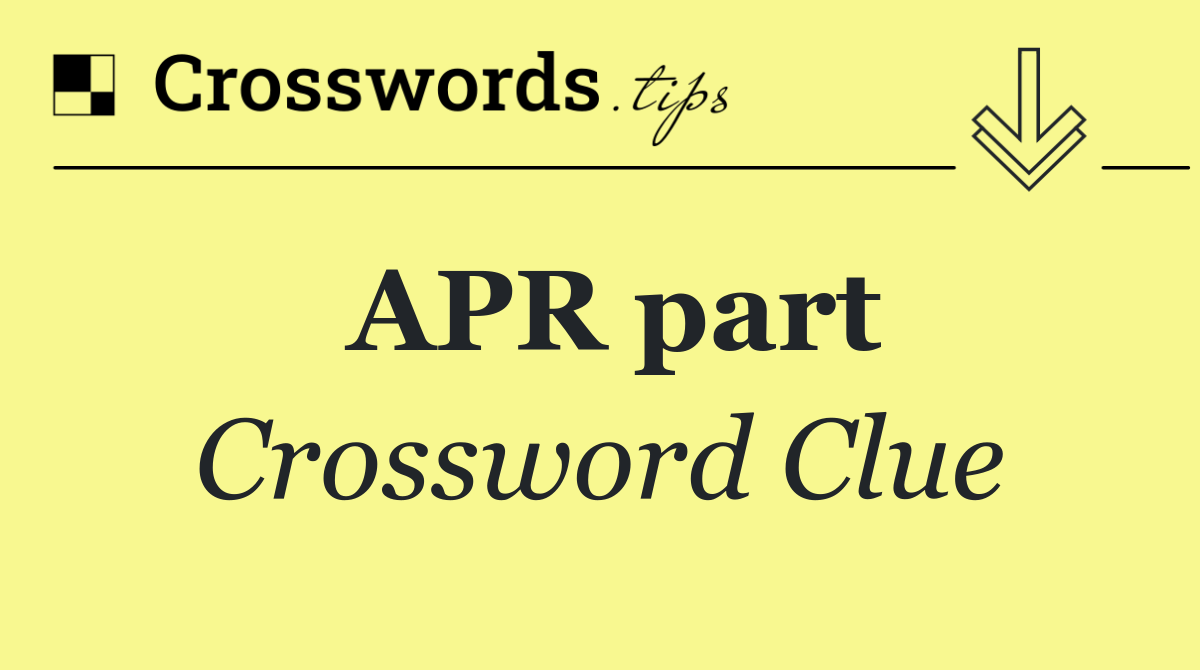 APR part