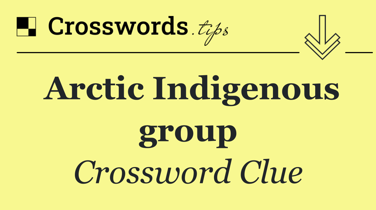 Arctic Indigenous group