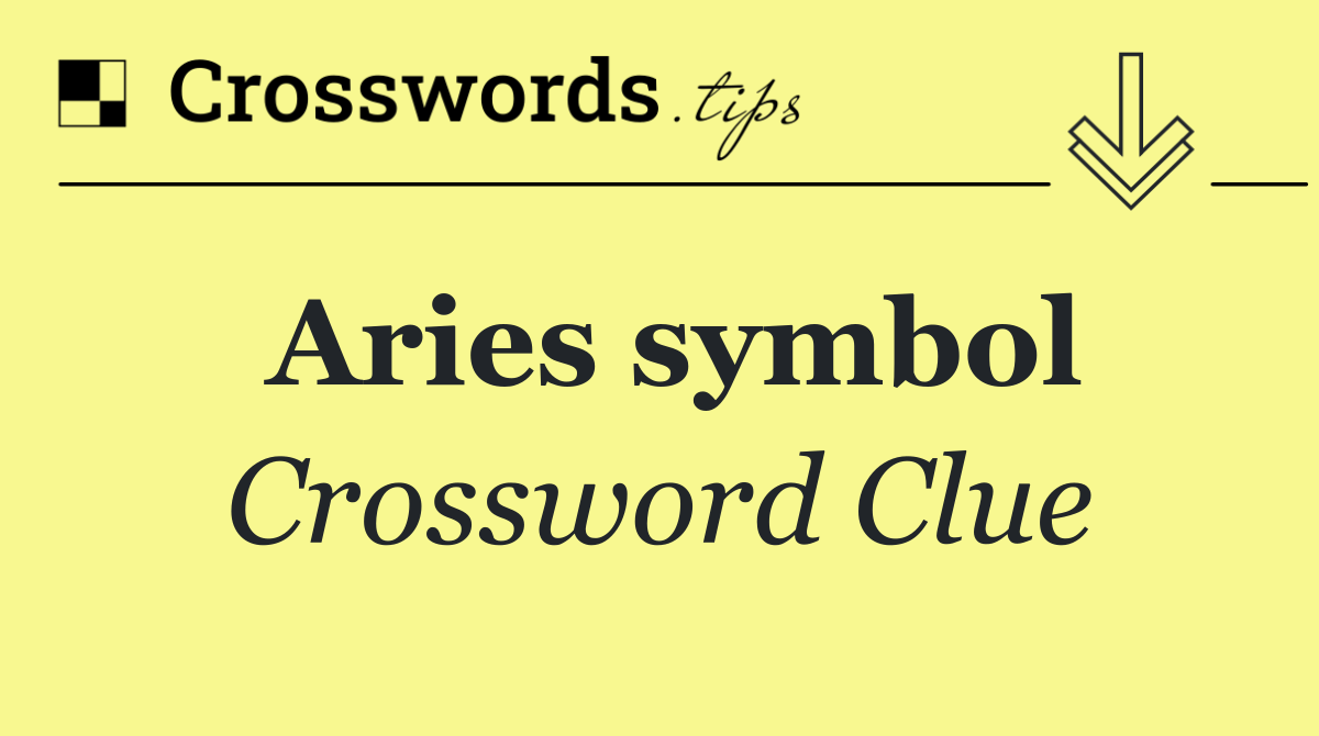 Aries symbol