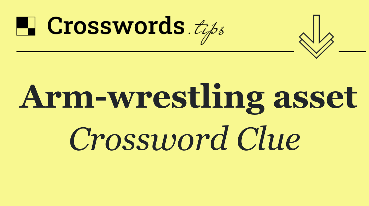 Arm wrestling asset