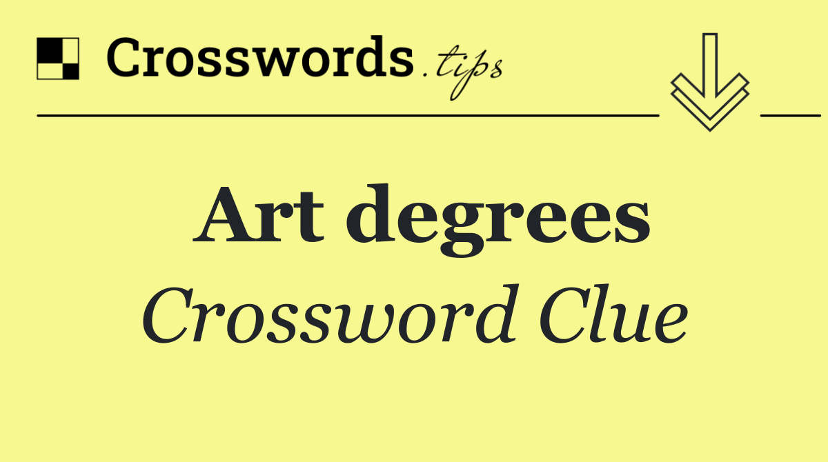 Art degrees