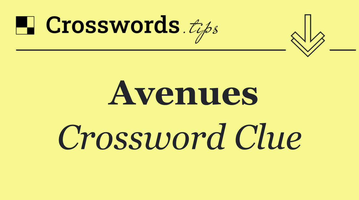 Avenues