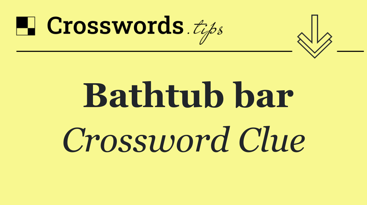 Bathtub bar
